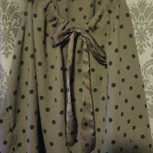 American Eagle Outfitters Tops - Polka-dot Blouse American Eagle Outfitters Tops - Polka-dot Blouse
